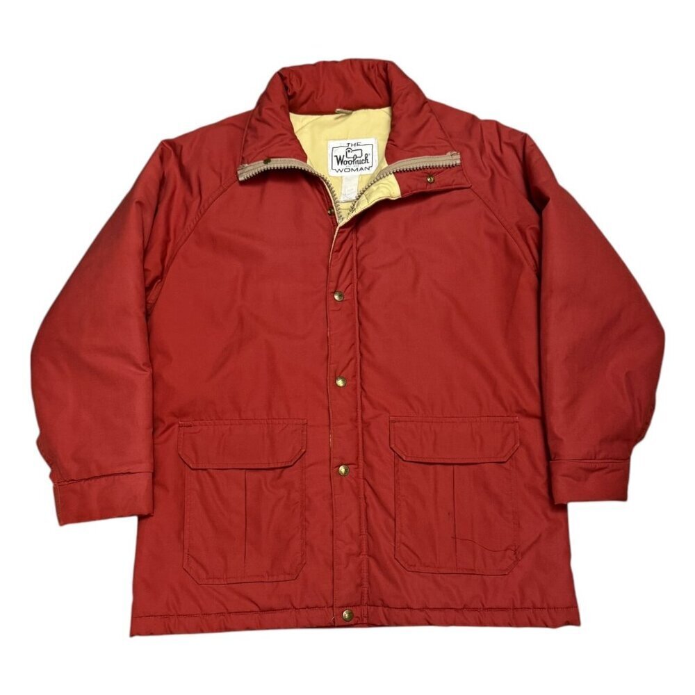 VINTAGE WOOLRICH Retro 90s Winter Designer Puffer Parka Coat Jacket Womens Large